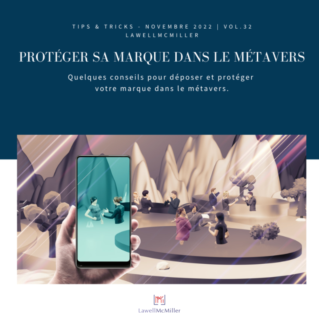 Protection of your brand in the metaverse  Some tips to register and protect your brand in the metaverse
